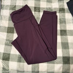90 degree maroon leggings